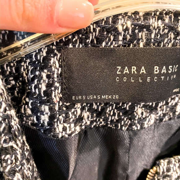 ZARA Textured Weave Frock Coat - Picture 6 of 7